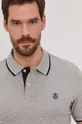 sivá Selected Homme - Polo tričko