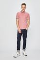 Premium by Jack&Jones - polo tričko fialovo-růžová