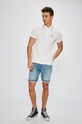 Bench - Tricou Polo BLMG002152 alb SS18