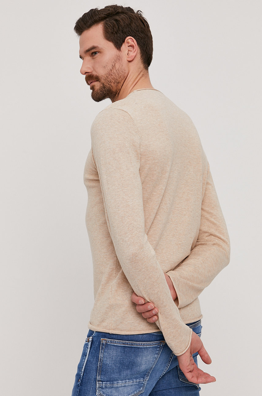 Odzież Selected Homme - Sweter 16047649 beżowy