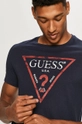 tmavomodrá Guess Jeans - Pánske tričko