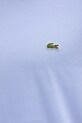 Бавовняна футболка Lacoste TH6709 блакитний