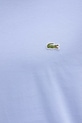 Хлопковая футболка Lacoste TH6709 голубой