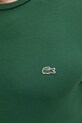 Бавовняна футболка Lacoste TH6709 зелений