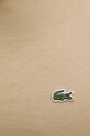 Bavlněné tričko Lacoste TH6709 béžová