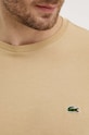 Lacoste t-shirt bawełniany TH6709 beżowy