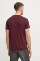 Clothing Lacoste cotton t-shirt TH6709 maroon