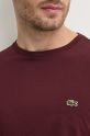 Lacoste t-shirt in cotone TH6709 granata