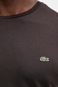 Bavlněné tričko Lacoste TH6709 hnědá