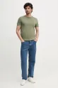 Lacoste t-shirt in cotone TH6709 verde SS25