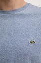 Bavlněné tričko Lacoste TH6709 modrá