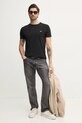 Lacost Pima Cotton T-Shirt Black TH6709 black SS25