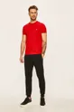 Lacoste - T-shirt TH6709 czerwony