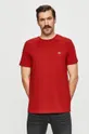 bordowy Lacoste - T-shirt TH6709