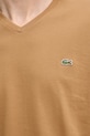 Lacoste t-shirt bawełniany TH6710 beżowy