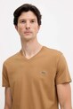 Lacoste t-shirt bawełniany zielony TH6710