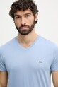 Lacoste t-shirt in cotone da uomo blu TH6710