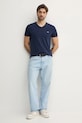Lacoste cotton t-shirt TH6710 navy AW25