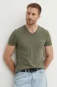 zielony Lacoste t-shirt Męski