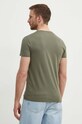 Одежда Хлопковая футболка Lacoste TH6710 зелёный