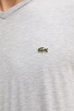 Lacoste t-shirt bawełniany TH6710 szary