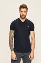granatowy Lacoste - T-shirt TH6710 Męski