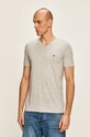 Хлопковая футболка Lacoste серый TH6710