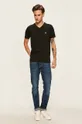 Lacoste - Pánske tričko čierna