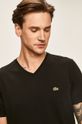 czarny Lacoste - T-shirt TH6710