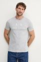 Armani Exchange t-shirt szary 8NZTCJ.Z8H4Z