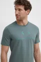 zelena Kratka majica Armani Exchange Moški