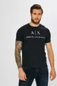 tmavomodrá Armani Exchange - Pánske tričko Pánsky