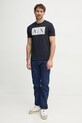 Armani Exchange Tricou din bumbac 8NZTCK.Z8H4Z bleumarin AA00