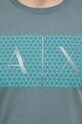 Armani Exchange t-shirt bawełniany 8NZTCK.Z8H4Z zielony
