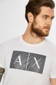 biały Armani Exchange T-shirt bawełniany 8NZTCK.Z8H4Z.NOS