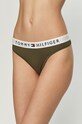 Tommy Hilfiger - Στρινγκ πλεκτό ύφασμα πράσινο UW0UW01555