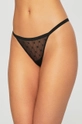 czarny Dkny - Stringi DK5029 Damski