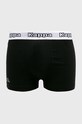 Kappa - Bokserki (3-pack) 702544 czarny SS21