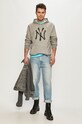 New Era - Mikina 11863700 sivá SS19