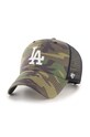 47brand șapcă MLB Los Angeles Dodgers verde B.CBRAN12GWP.CMD