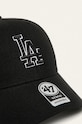 Akcesoria 47 brand - Czapka MLB Los Angeles Dodgers B.MVPSP12WBP.BKD czarny