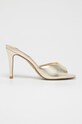 Steve Madden - Šľapky Erin viac ako 8 cm zlatá SM11000464