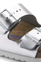 Взуття Шкіряні шльопанці Birkenstock Arizona 1005960 срібний