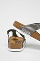 Încălțăminte Birkenstock slapi de piele Gizeh SFB 1003674 argintiu