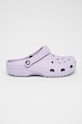 Crocs - Παντόφλες Classic φλατ μωβ 10001.CROCS.CLASSIC.