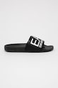 EA7 Emporio Armani - Šľapky plochý čierna XCC22.XCP001