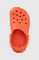 πορτοκαλί Παιδικές παντόφλες Crocs