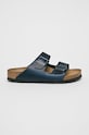 Birkenstock bőr papucs Arizona SFB nappa bőr sötétkék 1013644