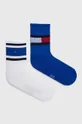 μπλε Παιδικές κάλτσες Tommy Hilfiger 2-pack Για κορίτσια