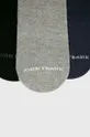 John Frank - Členkové ponožky (3 pak) čierna